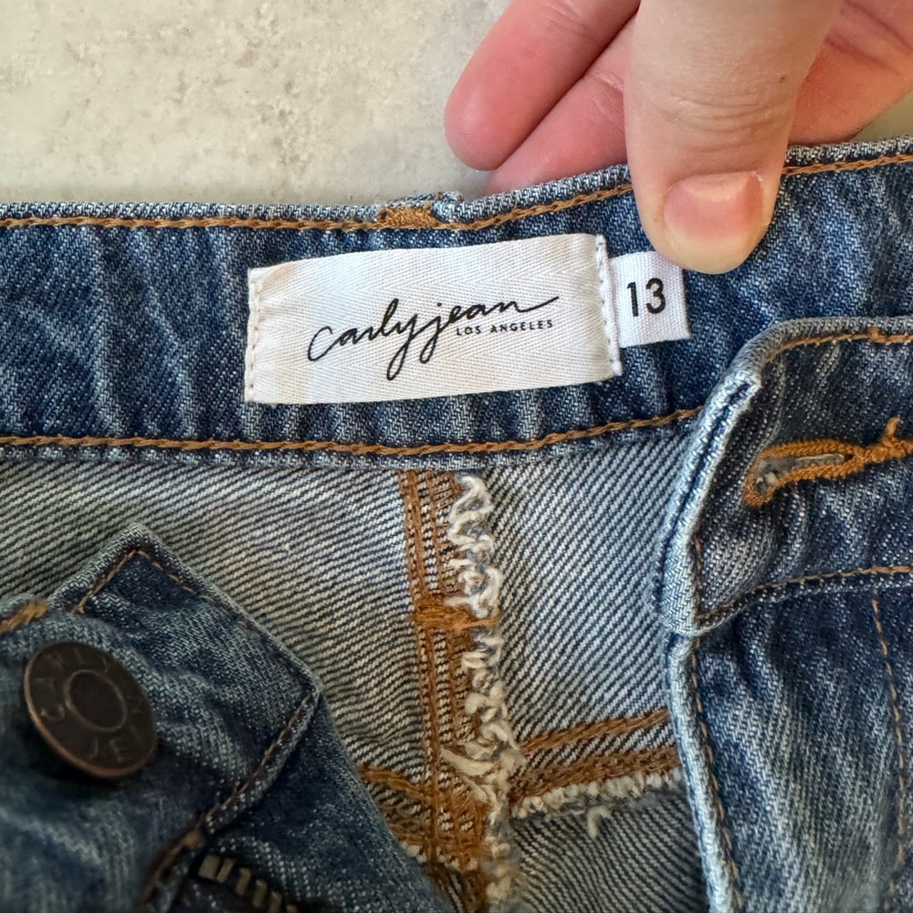 CJLA distressed true denim jeans size 13. No stretch. Like new condition